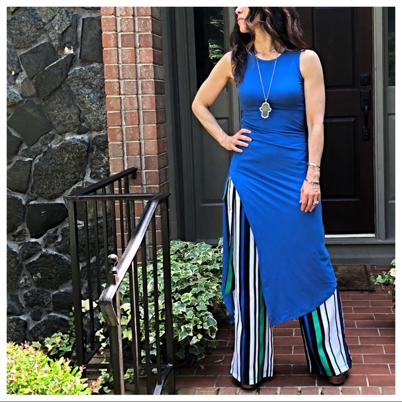 ✨LAST ONE✨Royal blue high slit dress - Picture 8 of 8